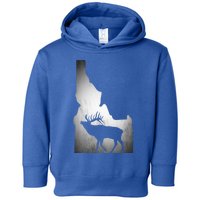 Idaho Elk Hunting Gift Toddler Hoodie