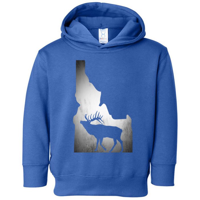 Idaho Elk Hunting Gift Toddler Hoodie