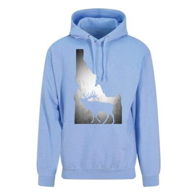 Idaho Elk Hunting Gift Unisex Surf Hoodie