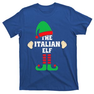 Italian Elf Hand Gesture Christmas Matching Pajamas  T-Shirt