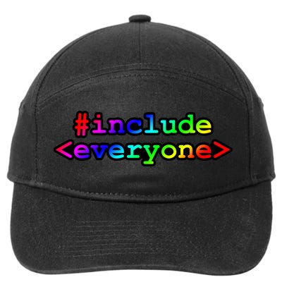 Include Everyone 7-Panel Snapback Hat