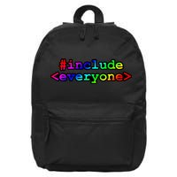 Include Everyone 16 in Basic Backpack