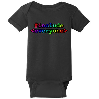 Include Everyone Baby Bodysuit