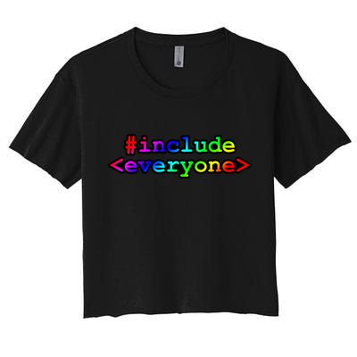 Include Everyone Crop Top