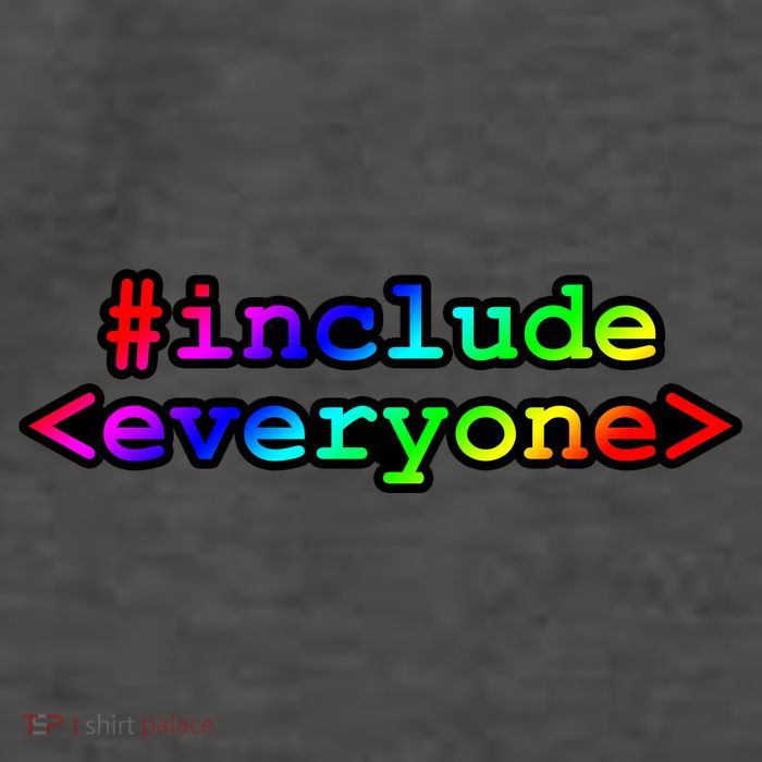 Include Everyone Vector Backpack