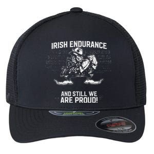 Irish Endurance Irish American Pride Saint Patrick's Day Flexfit Unipanel Trucker Cap