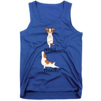 Inhale Exhale Jack Russell Terrier Funny Dog Yoga Funny Gift Tank Top