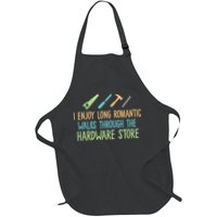 I Enjoy Long Romantic Walks Through The Hardware Store Apron