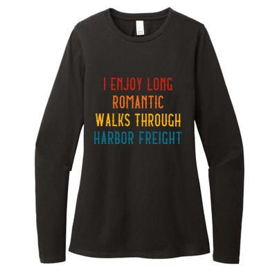 I Enjoy Long Romantic Walks Through Harbor Funny Design Womens CVC Long Sleeve Shirt