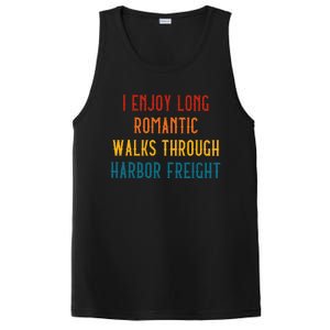 I Enjoy Long Romantic Walks Through Harbor Funny Design PosiCharge Competitor Tank