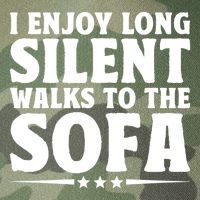 I Enjoy Long Silent Walks To The Sofa Sayings For Introvert Cute Gift Legacy Tie Dye Trucker Hat