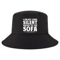 I Enjoy Long Silent Walks To The Sofa Sayings For Introvert Cute Gift Cool Comfort Performance Bucket Hat