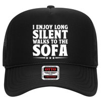 I Enjoy Long Silent Walks To The Sofa Sayings For Introvert Cute Gift Hat