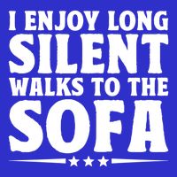 I Enjoy Long Silent Walks To The Sofa Sayings For Introvert Cute Gift Stripe Pom Pom Beanie