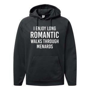 I enjoy long romantic walks through menards Performance Fleece Hoodie