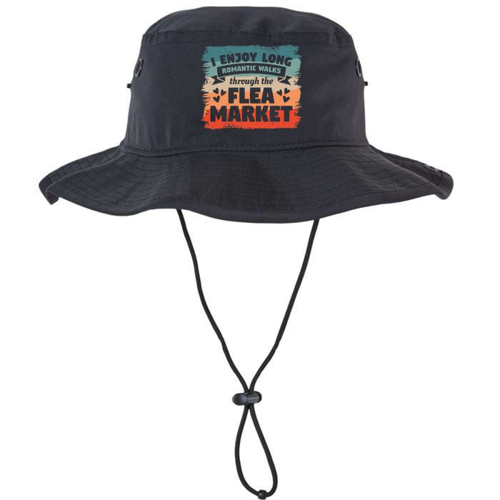 I Enjoy Long Romantic Walks Through The Flea Market Legacy Cool Fit Booney Bucket Hat