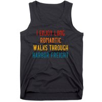 I Enjoy Long Romantic Walks Through Harbor Funny Tank Top