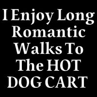 I Enjoy Long Romantic Walks To The Hot Dog Cart Wool Snapback Cap