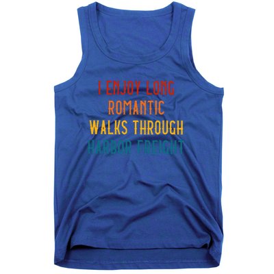 I Enjoy Long Romantic Walks Through Harbor Tank Top