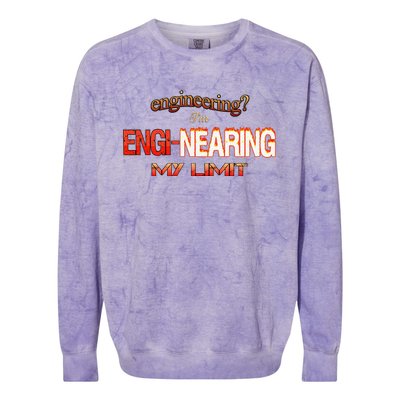 Im Enginearing My Limit Engineering Colorblast Crewneck Sweatshirt