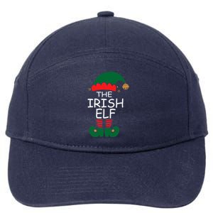 Irish Elf Matching Group Funny Family Christmas Squad Xmas Great Gift 7-Panel Snapback Hat