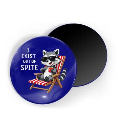 I Exist Out Of Spite Raccoon Sunglasses Magnet