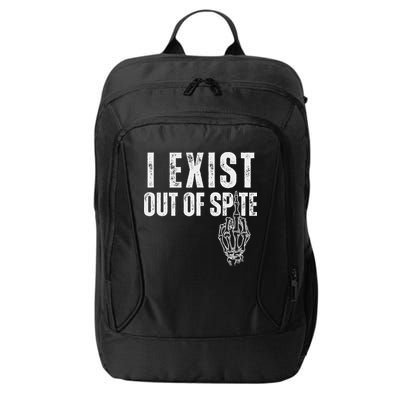 I Exist Out Of Spite City Backpack