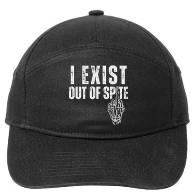 I Exist Out Of Spite 7-Panel Snapback Hat