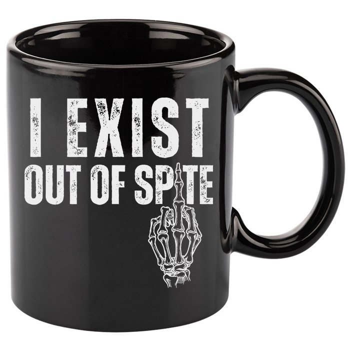 I Exist Out Of Spite 11oz C Handle Ceramic Mug