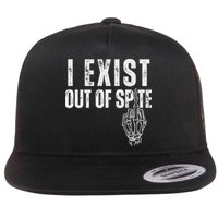 I Exist Out Of Spite Flat Bill Trucker Hat