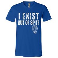 I Exist Out Of Spite V-Neck T-Shirt