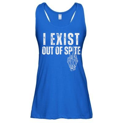 I Exist Out Of Spite Ladies Essential Flowy Tank