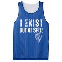 I Exist Out Of Spite Mesh Reversible Basketball Jersey Tank