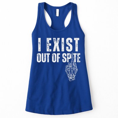I Exist Out Of Spite Womens Tank Top