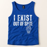 I Exist Out Of Spite Tank Top