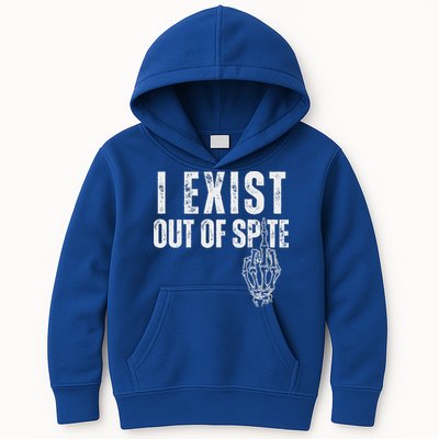I Exist Out Of Spite Kids Hoodie