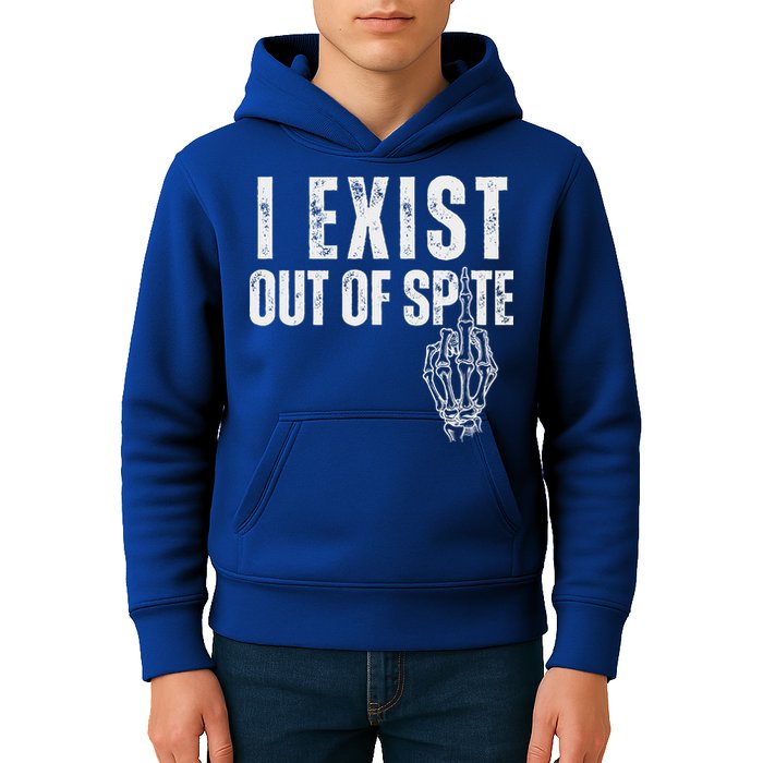 I Exist Out Of Spite Kids Hoodie