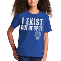 I Exist Out Of Spite Kids T-Shirt