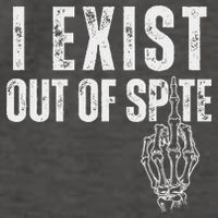 I Exist Out Of Spite Vector Backpack