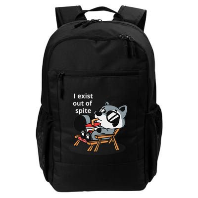 I Exit Out Of Spite Funny Daily Commute Backpack