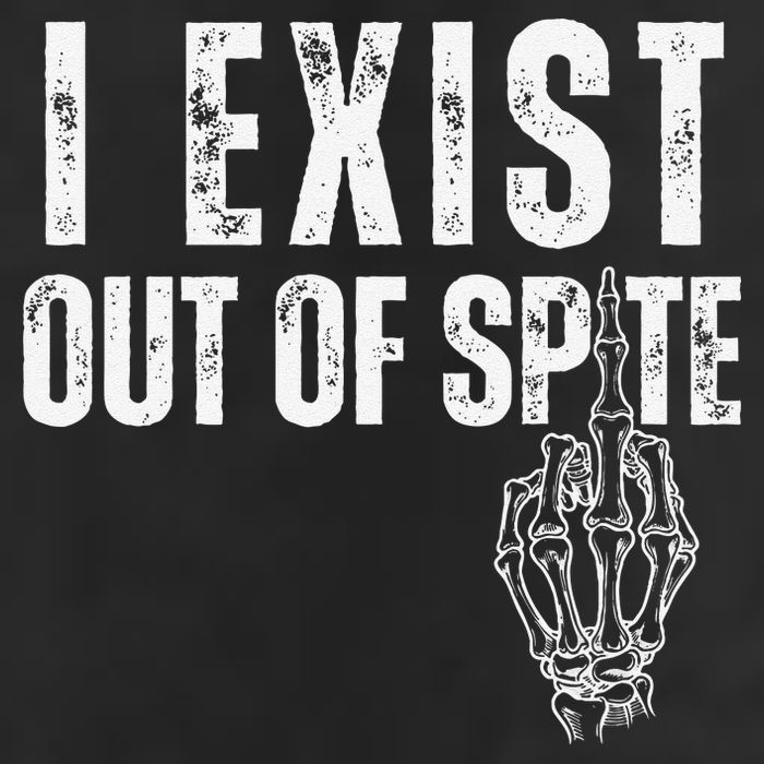 I Exist Out Of Spite Funny Dark Humor Cool Comfort Performance Bucket Hat