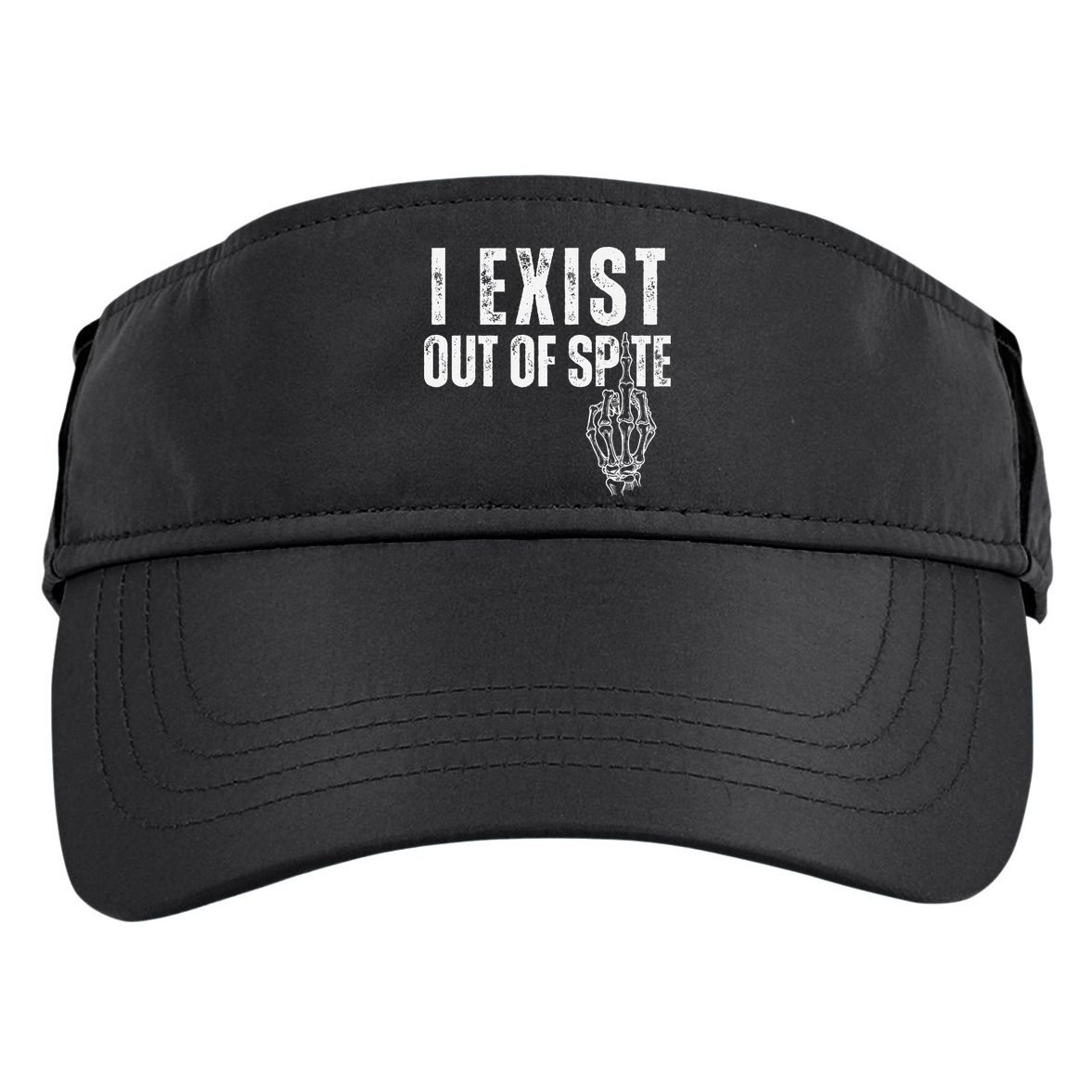 I Exist Out Of Spite Funny Dark Humor Adult Drive Performance Visor