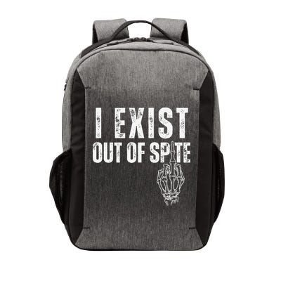 I Exist Out Of Spite Funny Dark Humor Vector Backpack