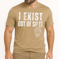 I Exist Out Of Spite Funny Dark Humor Cooling Performance Crew T-Shirt