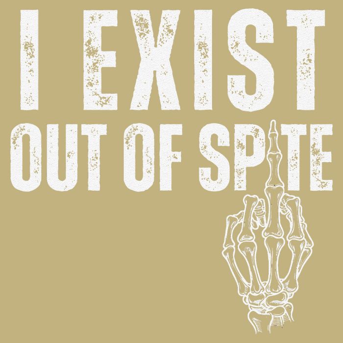 I Exist Out Of Spite Funny Dark Humor Cooling Performance Crew T-Shirt
