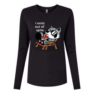 I Exit Out Of Spite Womens Cotton Relaxed Long Sleeve T-Shirt