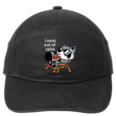 I Exit Out Of Spite 7-Panel Snapback Hat