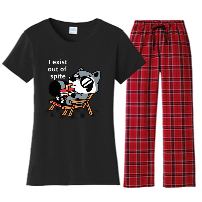 I Exit Out Of Spite Women's Flannel Pajama Set