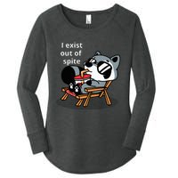 I Exit Out Of Spite Women's Perfect Tri Tunic Long Sleeve Shirt