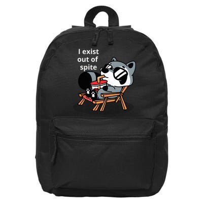 I Exit Out Of Spite 16 in Basic Backpack